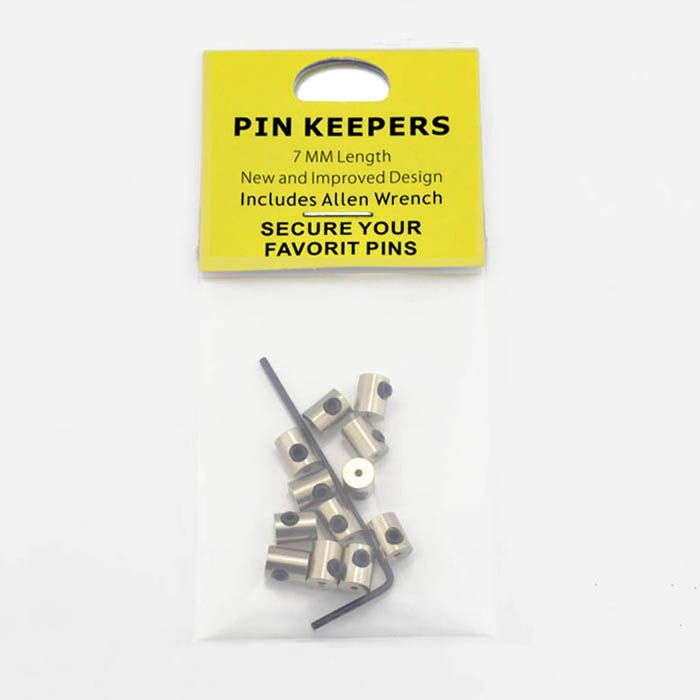 20 Pin Keepers/Locking Pin Backs/Pin Locks for Pins-New 7 mm Poke Proof  Design! 