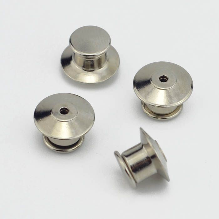 Locking Pin Badge Backs, Enamel Pin, Lapel Pin Metal Back with Lock Mechanism