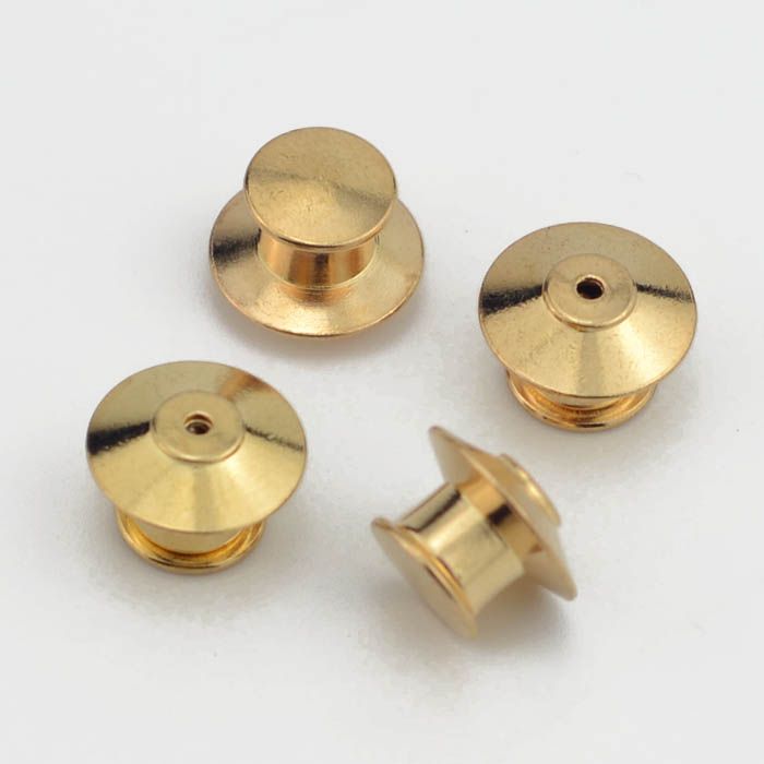 silver metal butterfly pin backings for enamel pins