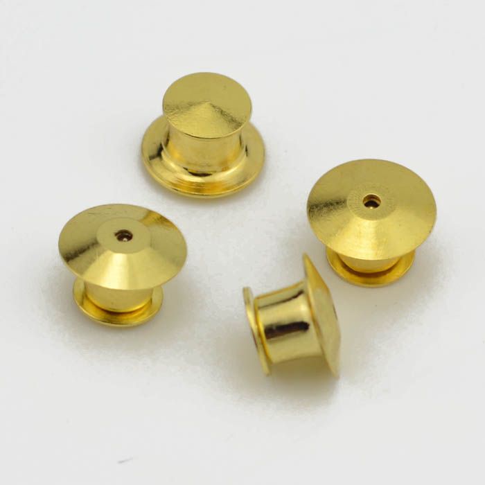 Gold Locking Pin Back secure Pin Backs spare Pin Back spare Enamel Pin Back  locking Clutch deluxe Locking Pin Back disney Pin Saver 