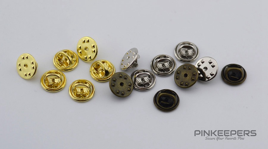 10mm X 7mm Locking Pin Backs Locking Clutch Secure Pin Back for